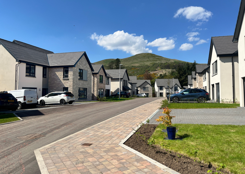 Pool of Muckhart - street scene May 2025